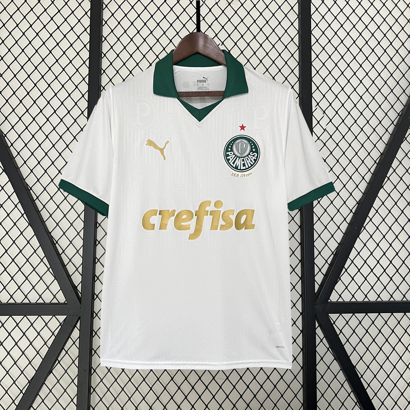 Camisa Palmeiras Away 24/25 - Puma Versão Torcedor Masculina - Branca