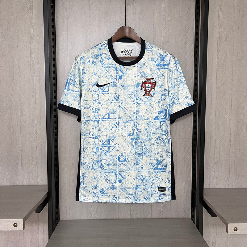 Camisa Portugal Away 24/25 s/n° Torcedor Nike Masculino - Azul claro