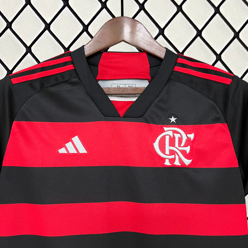 Camisa Flamengo Home 24/25 - Adidas Torcedor Feminina - Lançamento