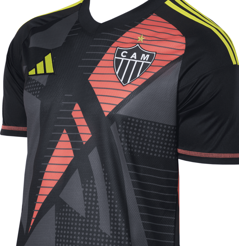 Camisa Goleiro Atlético Mineiro 2025/26 - Adidas Masculina - Preta
