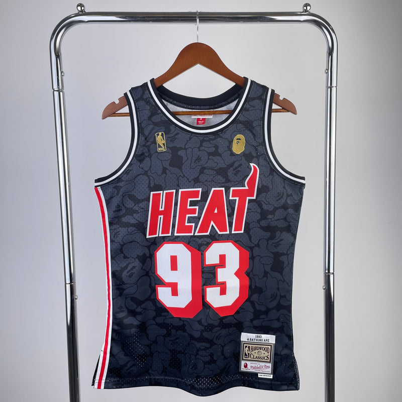 Regata Miami Heat Mitchell & Ness BAPE Black Edition 1993