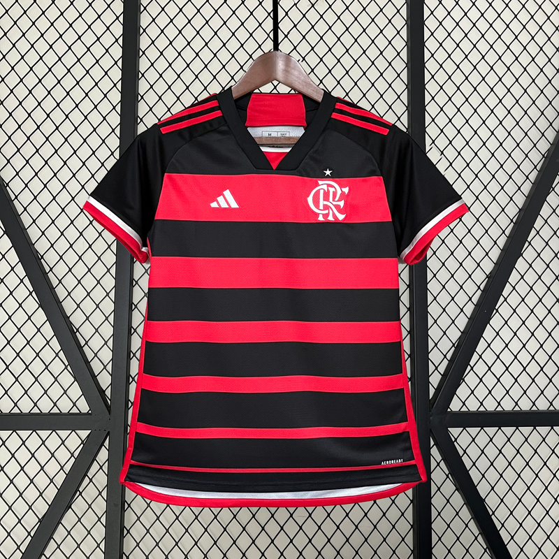 Camisa Flamengo Home 24/25 - Adidas Torcedor Feminina - Lançamento