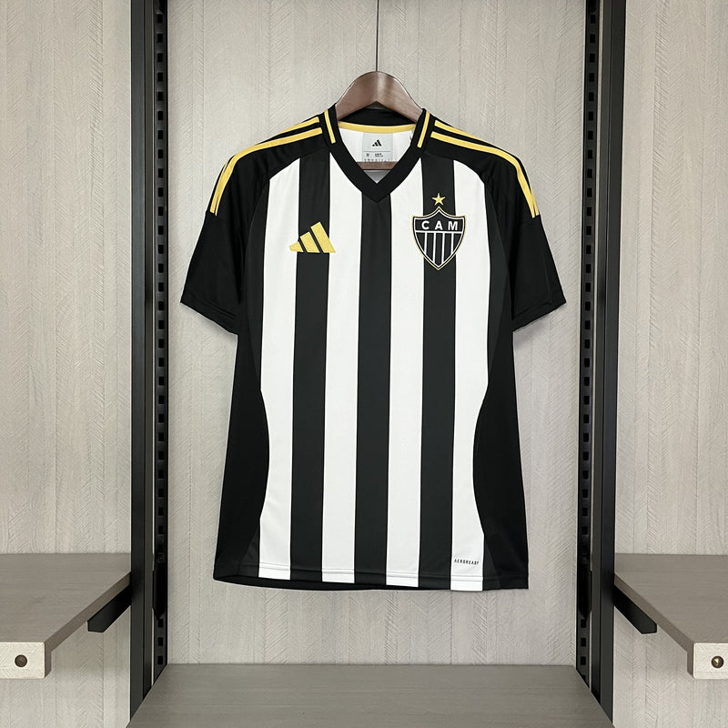 Camisa Atlético Mineiro 2025/26 Adidas - Preto e Branca