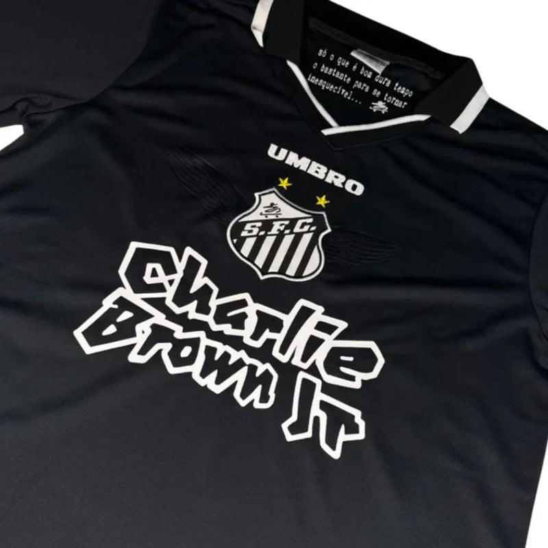 Camisa Santos 2024/25 Charlie Brown Júnior - Preta