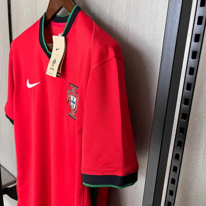 Camisa Portugal Home 24/25 s/n° Torcedor Nike Masculino - Vermelho