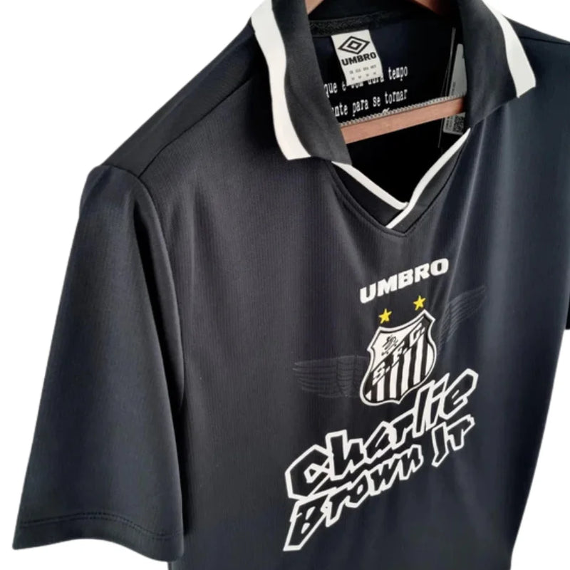 Camisa Santos 2024/25 Charlie Brown Júnior - Preta