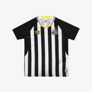 Conjunto Infantil Umbro Santos 2025/26 II - Listrada, Preto, Branco