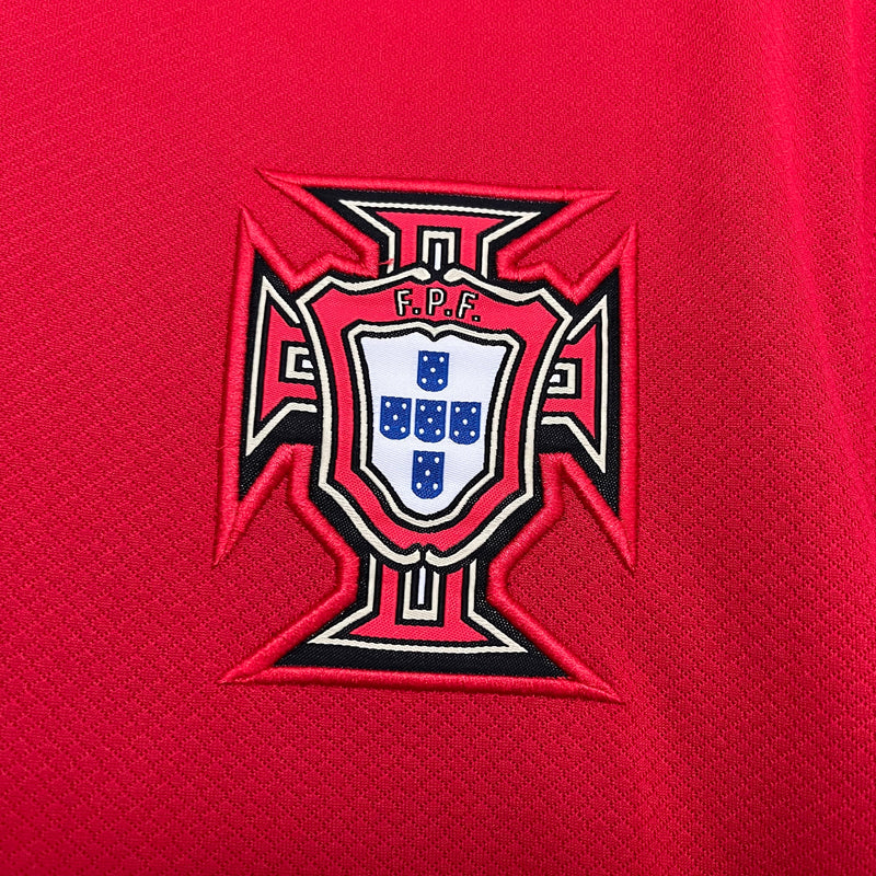 Camisa Portugal Home 24/25 s/n° Torcedor Nike Masculino - Vermelho