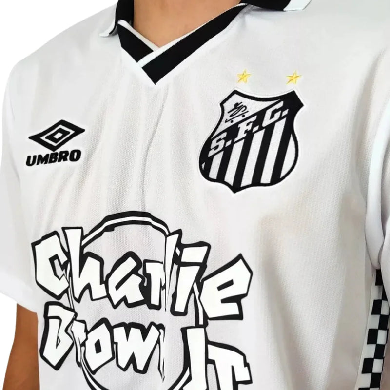 Camisa Santos 2024/25 Charlie Brown Júnior - Dias de Glória - Branca