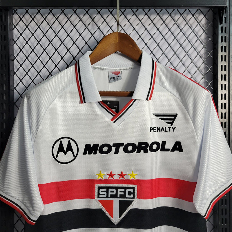 Camisa São Paulo SPFC Uniforme 1 Retrô 2000 - Penalty