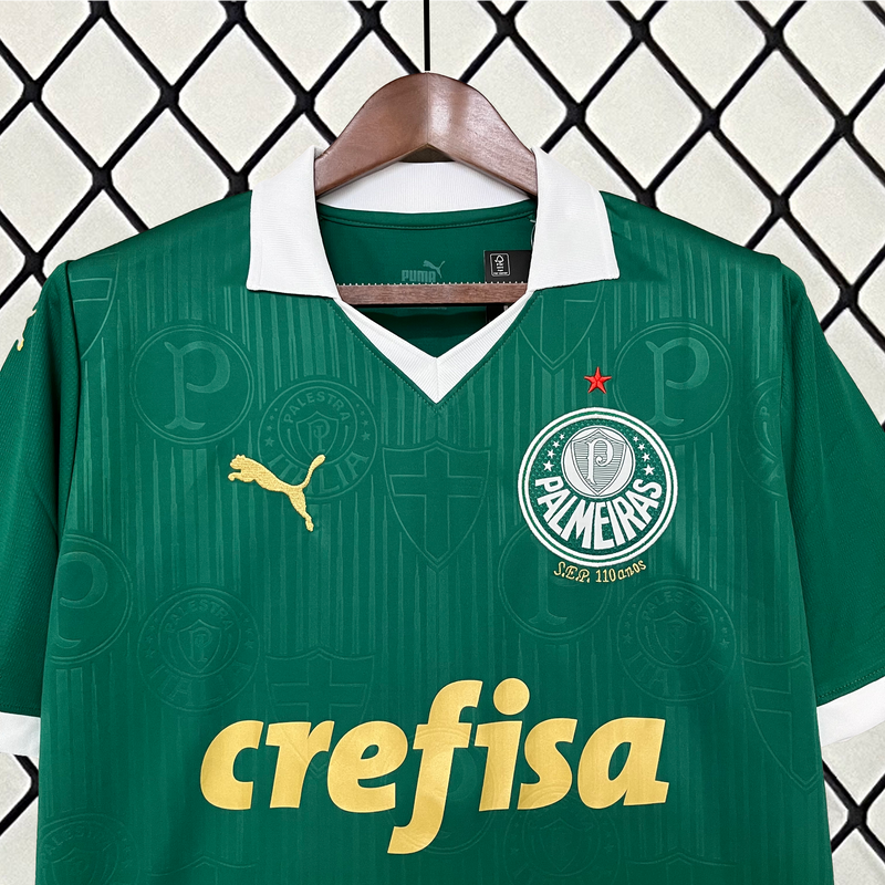 Camisa Palmeiras Home 24/25 - Puma Torcedor Masculina - Verde