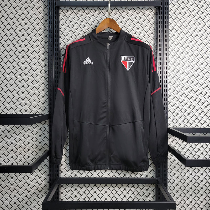 Agasalho de Frio São Paulo Preto 2023 - Jaqueta de Viagem - Adidas