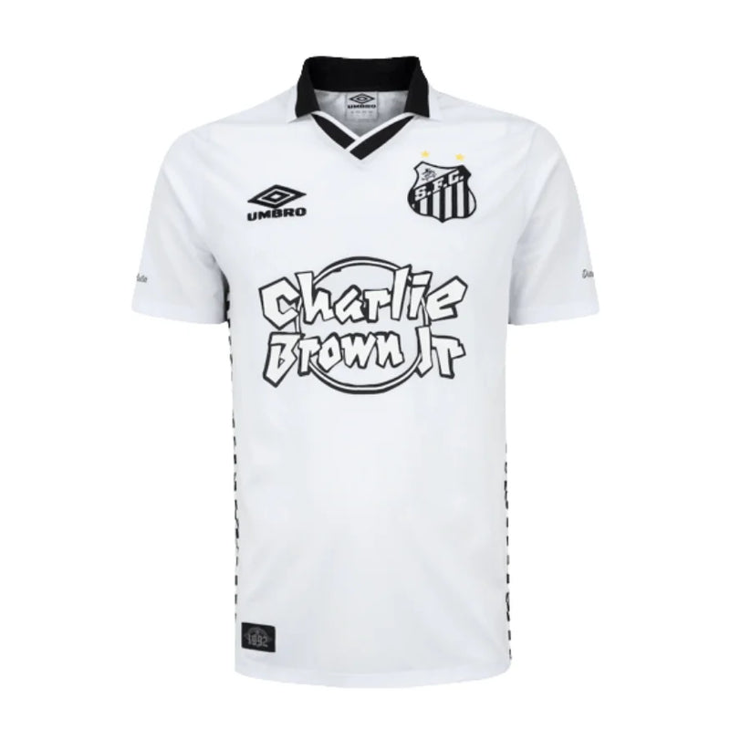 Camisa Santos 2024/25 Charlie Brown Júnior - Dias de Glória - Branca