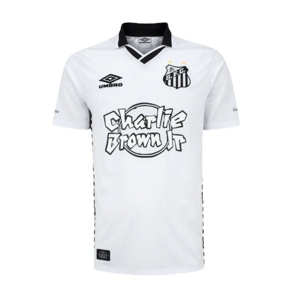 Camisa Santos 2024/25 Charlie Brown Júnior - Dias de Glória - Branca