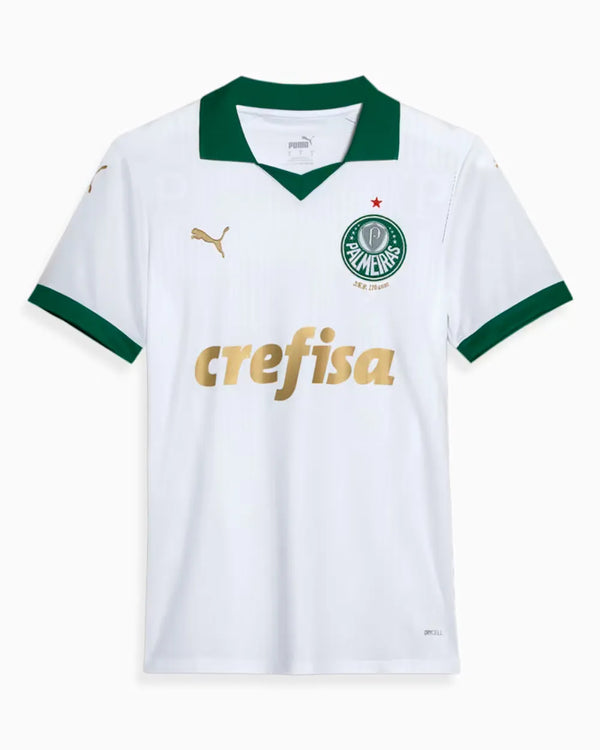 Camisa Palmeiras Away 24/25 - Puma Versão Torcedor Masculina - Branca