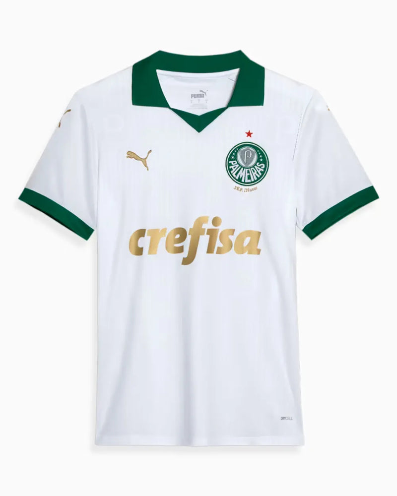 Camisa Palmeiras Away 24/25 - Puma Versão Torcedor Masculina - Branca