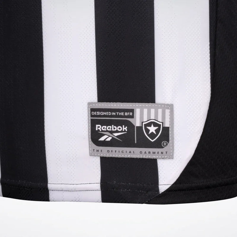 Camisa Botafogo Preta e Branca 1 Uniforme 2025/2026 - Modelo Torcedor