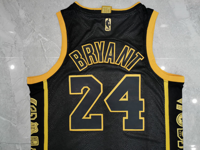 Regata Los Angeles Lakers Comemorativa Black Mamba Kobe Bryant