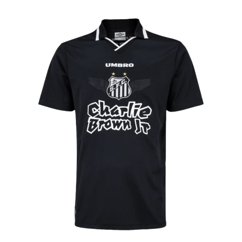Camisa Santos 2024/25 Charlie Brown Júnior - Preta