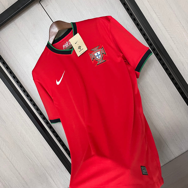 Camisa Portugal Home 24/25 s/n° Torcedor Nike Masculino - Vermelho