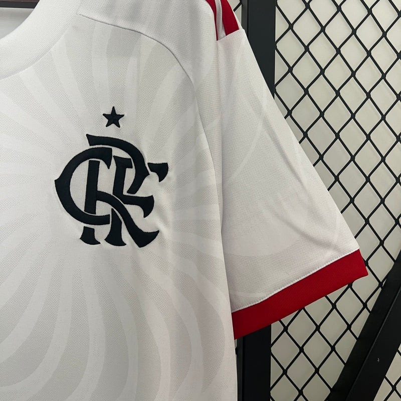 Camisa Flamengo II 24/25 - Branca - Lançamento Adidas Torcedor Feminina