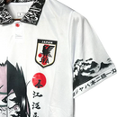 Camisa Japão Anime Naruto - Sasuke 24/25 - Torcedor Masculina - Branco com detalhes em Preto