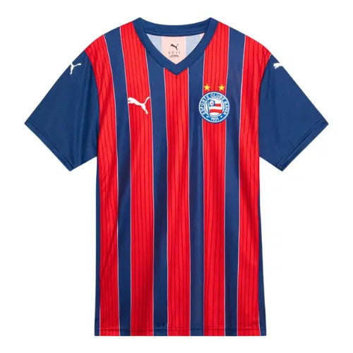 Camisa Bahia Feminina Away 2025/26 - Azul e Vermelha