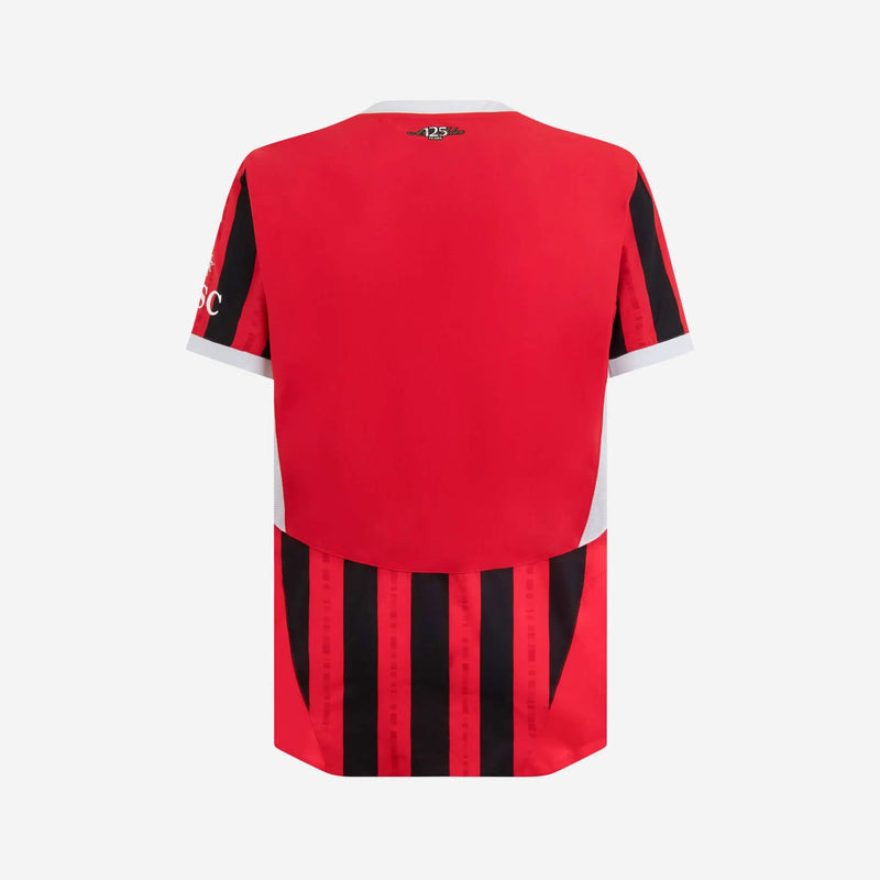 Camisa AC Milan Home 24/25 s/n° Torcedor Masculino - Preto e Vermelho