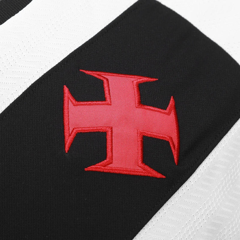 Camisa Vasco Away 2025/26 - Branca e Preta
