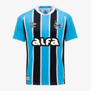Camisa Umbro Grêmio 2025/26 I - Modelo Torcedor - Azul, Preto, Branco