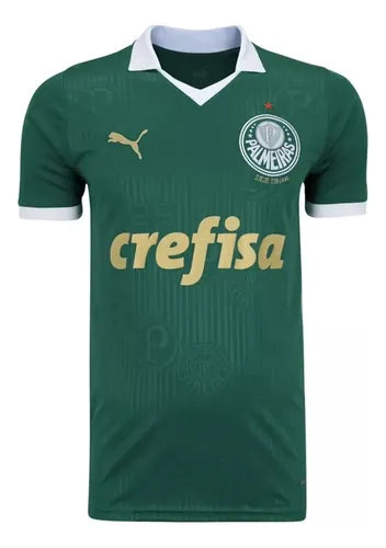 Camisa Palmeiras Home 24/25 - Puma Torcedor Masculina - Verde