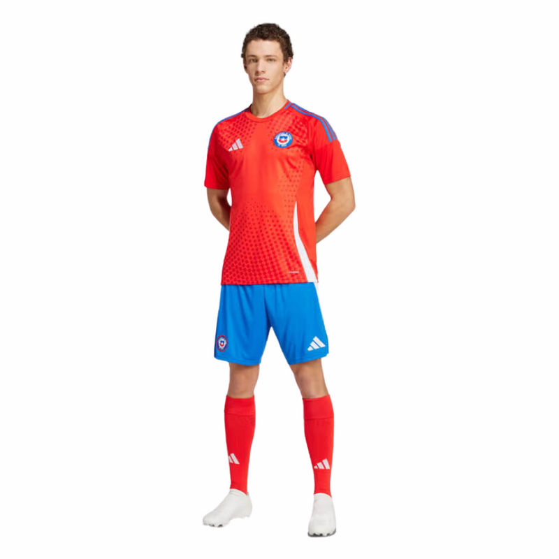 Camisa Chile Titular 24/25 - Adidas Torcedor Masculina