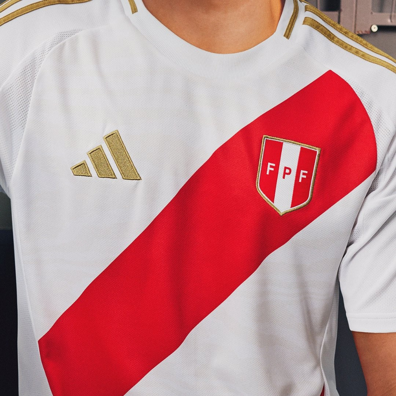 Camisa Peru Titular 24/25 - Adidas Torcedor Masculina