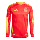 Camisa Espanha Manga Longa Titular 24/25 - Adidas Torcedor Masculina