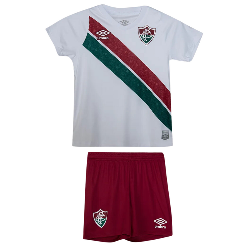 Kit infantil Fluminense Reserva Uniforme 24/25 Adidas