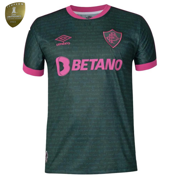 Camisa Fluminense Edição Especial Cartola 23/24 - Umbro Torcedor Masculina - PATCH CAMPEÃO DA LIBERTADORES