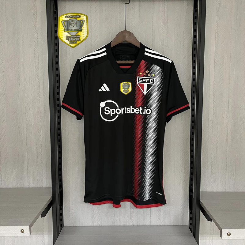 Camisa São Paulo Away III 23/24 - Adidas Torcedor Masculina - Campeão Copa do Brasil 2023