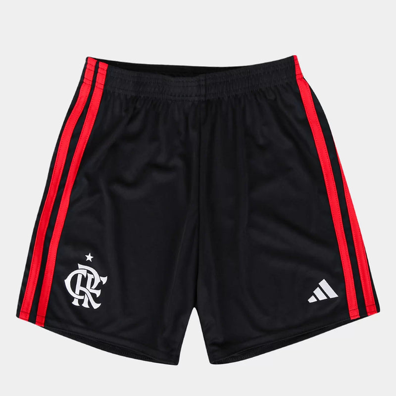 Kit Infantil Flamengo Adidas Away II 24/25 - Branco - Lançamento