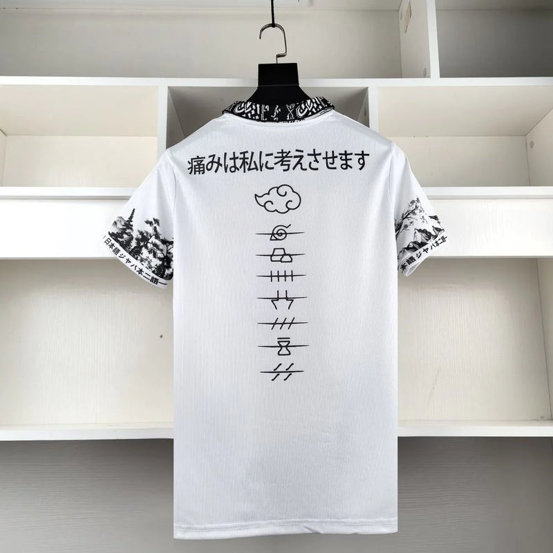 Camisa Japão Edição Naruto Pain 2024 s/n° Torcedor Masculino - Branco