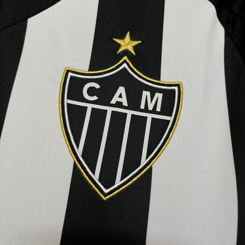 Camisa Atlético Mineiro 2025/26 Adidas - Preto e Branca