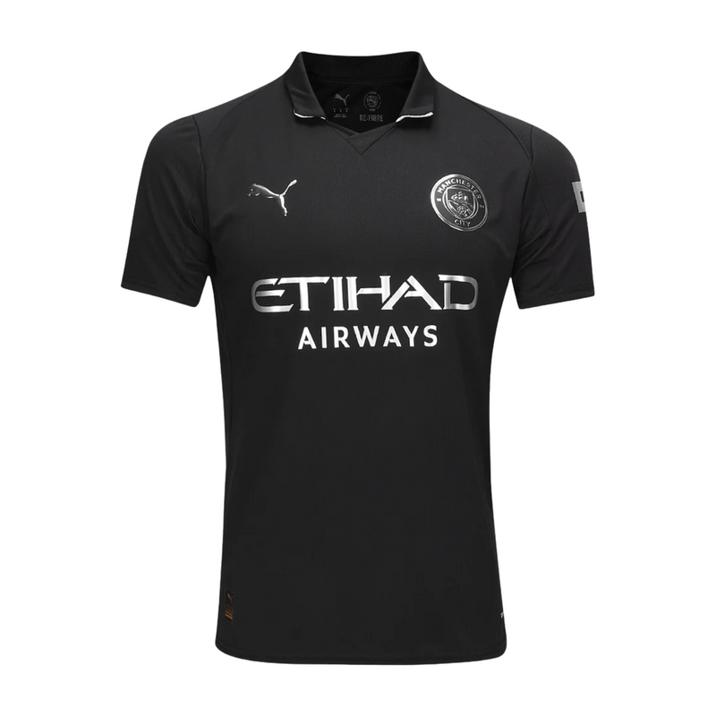 Camisa Manchester City Away 2025/26 – Uniforme 2 – Preto
