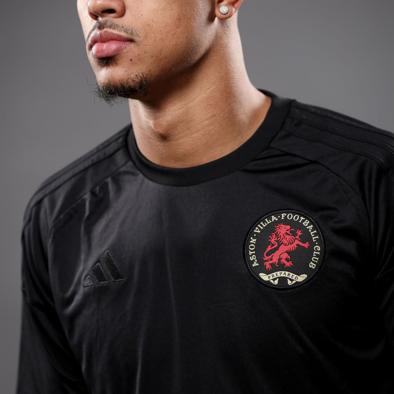 Camisa Aston Villa 150 Anos 2025/26 – Edição Especial – Preto