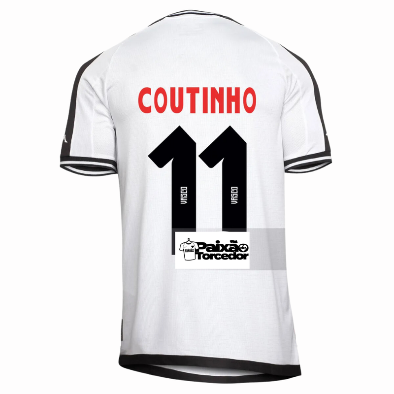 Camisa Coutinho 11 Vasco da Gama Reserva 24/25 - Kappa Torcedor Masculina