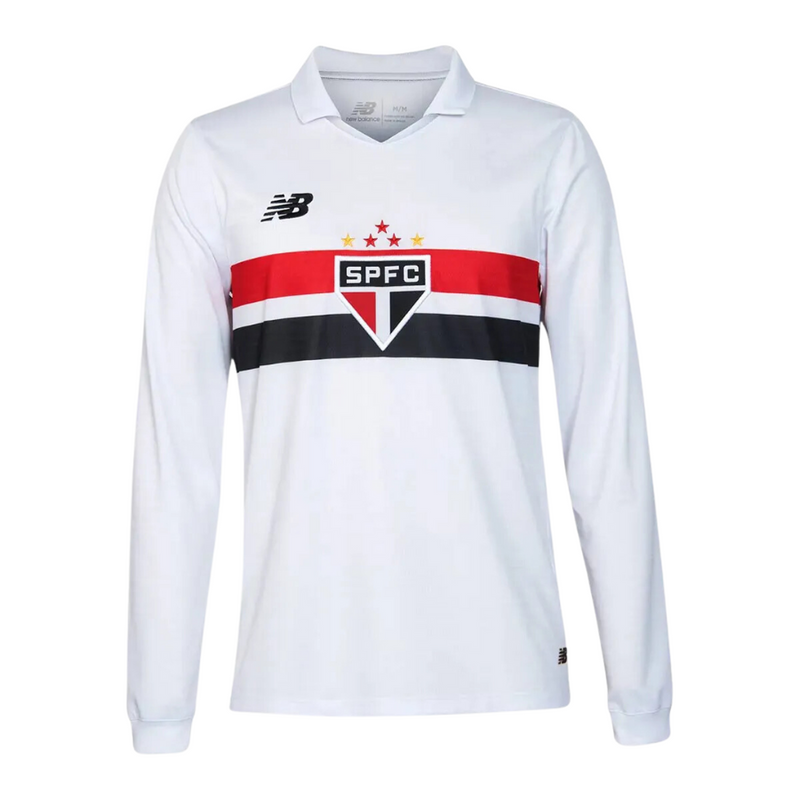 Camisa Manga Longa  São Paulo Titular 24/25 - NB Torcedor Masculina