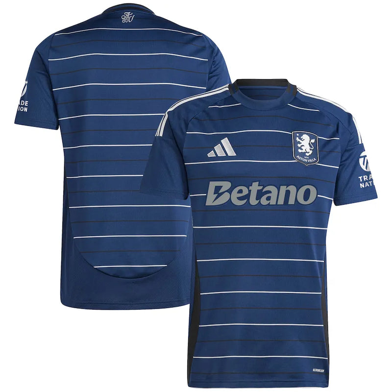 Camisa Aston Villa Third 2025/26 - Modelo Torcedor - Preta