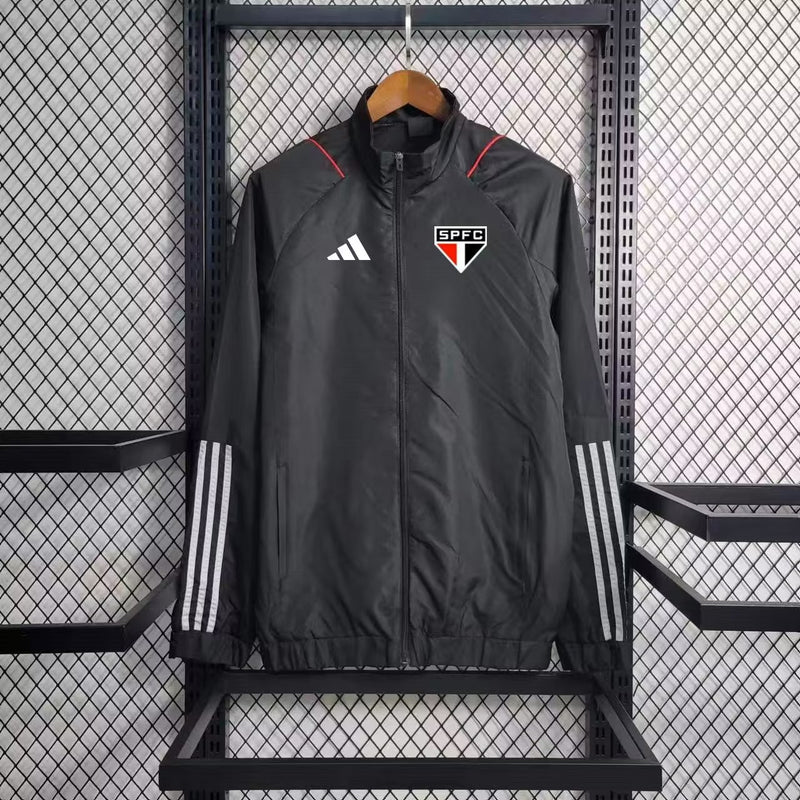 Corta Vento São Paulo Preto 2023- Adidas