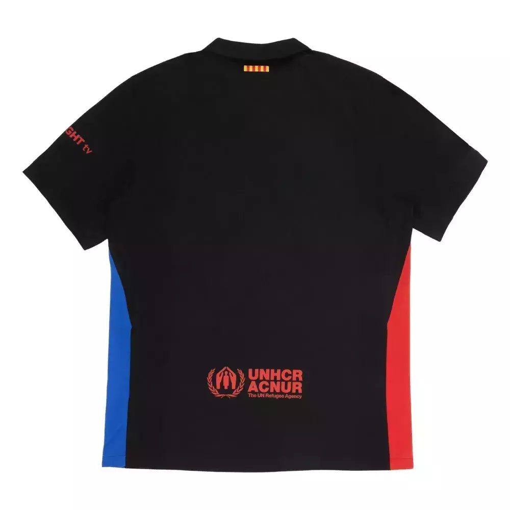 FC Barcelona 24-25アウェイ　travisコラボ Camisa Barcelona Away x Travis Scott 24/25 - Torcedor Masculino Preto