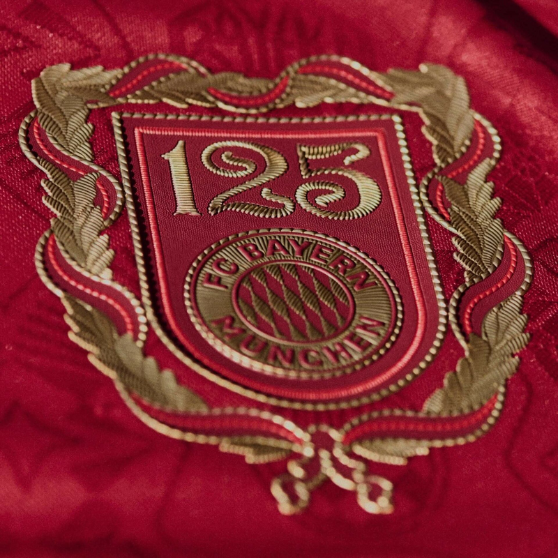 Camisa Bayern de Munique 120 Anos 2025/26 – Edição Especial – Vermelho