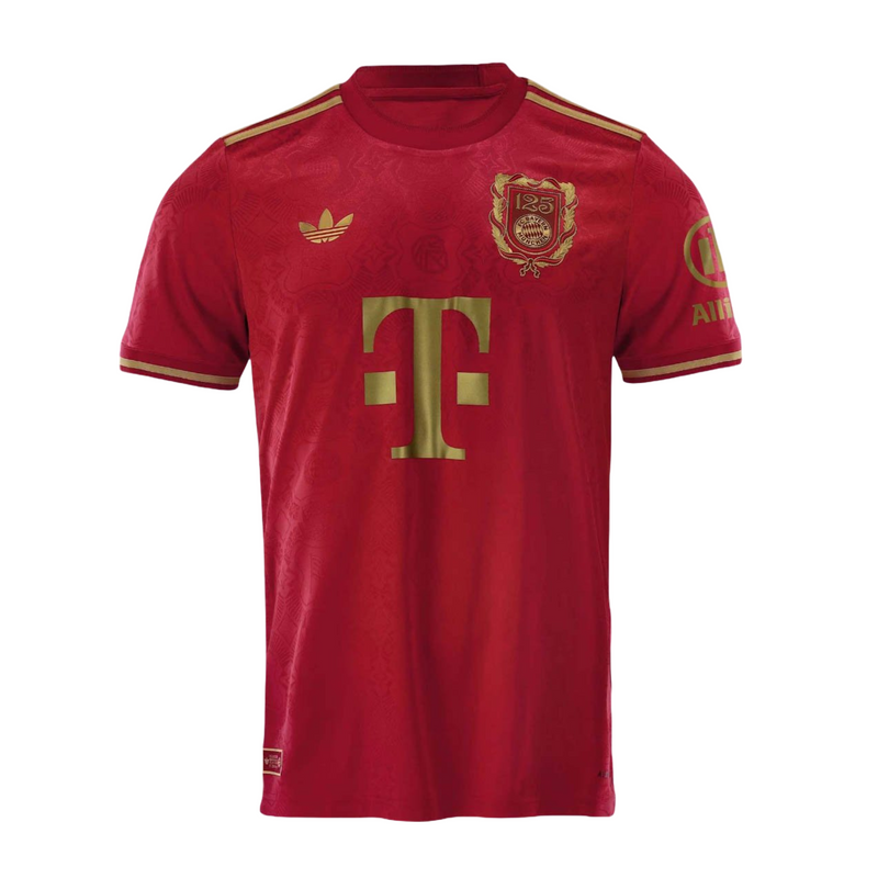 Camisa Bayern de Munique 120 Anos 2025/26 – Edição Especial – Vermelho