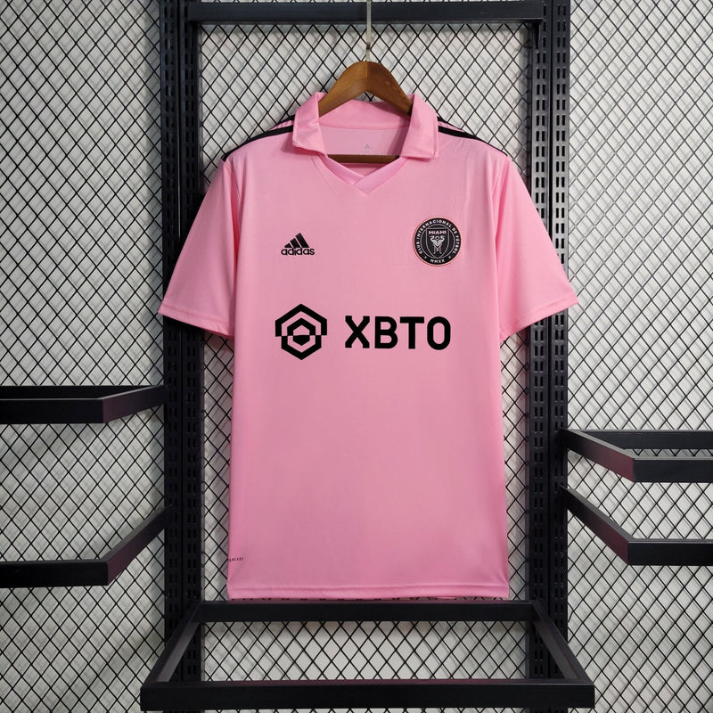 Camisa Inter Miami Home 23/24 - Adidas Torcedor Masculina - Rosa